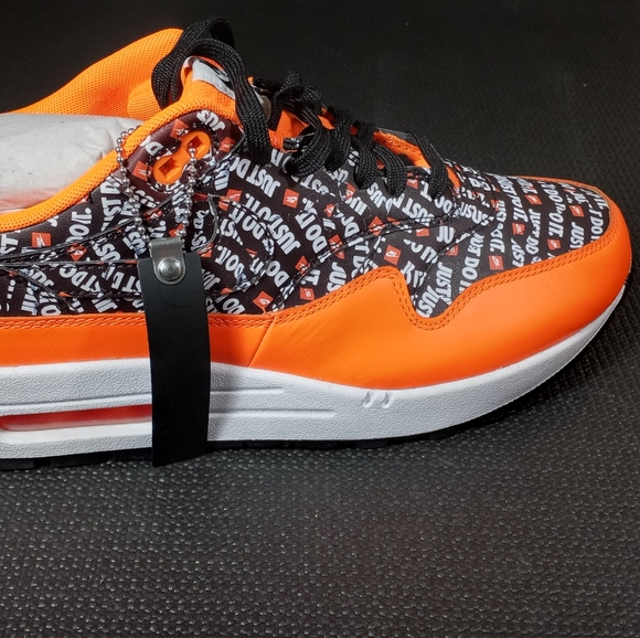 NIKE Air Max 1 Premium 'Just Do It' Orange - Picture 3 of 13